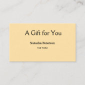 Blauw Wit Klassiek Zakelijke Certificaten Cadeaubo (Voorkant)