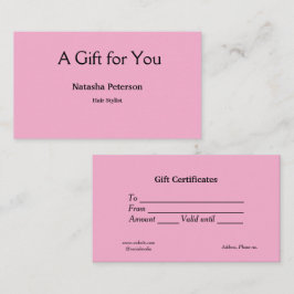 Blauw Wit Klassiek Zakelijke Certificaten Cadeaubo