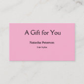 Blauw Wit Klassiek Zakelijke Certificaten Cadeaubo (Voorkant)