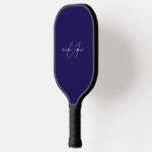 blauw-wit klassieke elegante Pickleball Paddle (Links)