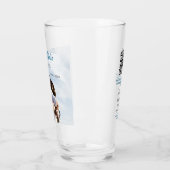 BLAUW WIT KLASSIEKE SCAN QR SAVE THE DATE GLAS (Links)