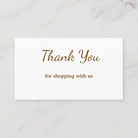 Blauw wit klassieker dank u visitekaartjes (Voorkant)