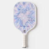 Blauw-wit-kleurstof Pickleball Kwaad Oogoog Paddle (Achterkant)