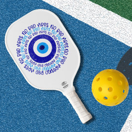 Blauw-wit-kleurstof Pickleball Kwaad Oogoog Paddle