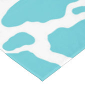 Blauw & Wit Koeienvlekken Dierenprint Patroon Tafelkleed (Gekanteld)