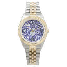 Blauw & Wit Konijn Konijnenvogel Bloemen Prachtig