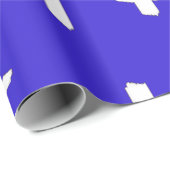 blauw wit kruis cadeaupapier (Rol Hoek)