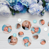 Blauw & wit kruis - Foto - Baptisme Confetti