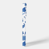 Blauw Wit Lotus Bloem Chinees Aardewerk Patroon Case-Mate iPhone Case (Achterkant / Rechts)