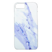 Blauw Wit Marmer graniet steen Case-Mate iPhone Case (Achterkant)