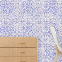 Blauw-wit Mediterraan Stone-Look