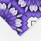 blauw & wit Mediterraans Stijl Fleece Deken (Hoek)