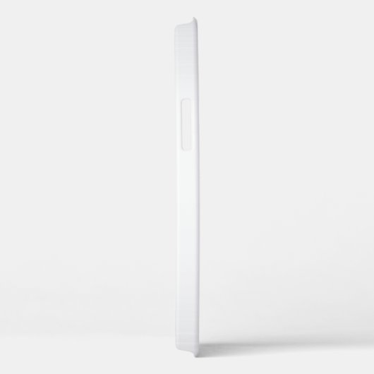 Blauw wit metaal handgeschreven monogram Case-Mate iPhone case (Achterkant / Rechts)