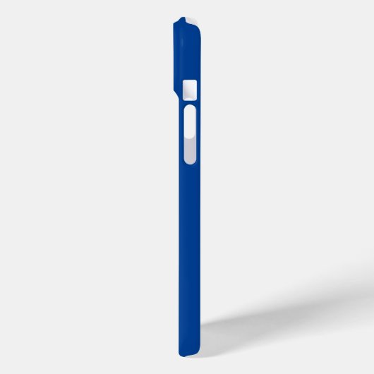 Blauw-wit minimalistische monografie Case-Mate iPhone case (Achterkant / Links)
