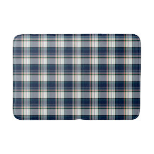 Blauw, wit, multithread-speldenpakket badmat