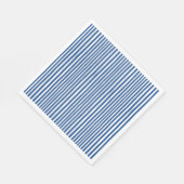 Blauw & Wit Nautische strepen Servet (Hoek)