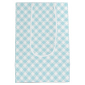 BLAUW & WIT PAASJE GERUIT PATROON MEDIUM CADEAUZAKJE (Achterkant)