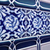 Blauw-wit Palau de Maricel Catalaanse Tegel Sitges Tegeltje