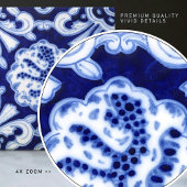 Blauw-wit Palau de Maricel Catalaanse Tegel Sitges Tegeltje