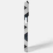 Blauw Wit Patroon Marmer Case-Mate iPhone Case (Achterkant / Rechts)