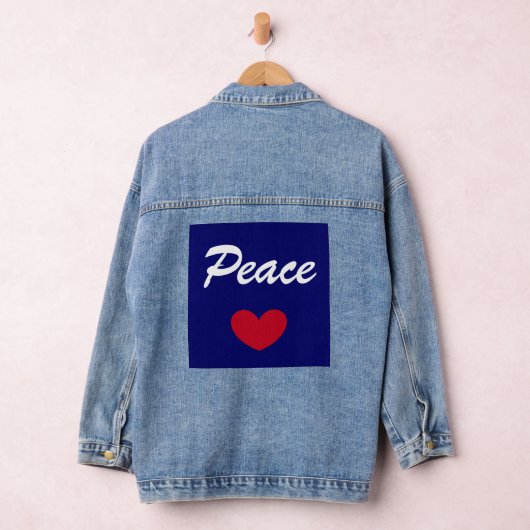 Blauw & Wit Plus Hart Vrede Denim Jacket (Hangar)