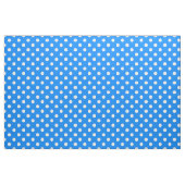 Blauw Wit Polka Dots Textiel Stof (Fat Quarter)