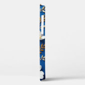 Blauw & Wit Porseleinen Telefoonhoes – Traditionee Case-Mate iPhone Case (Achterkant / Links)