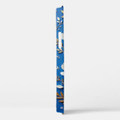 Blauw & Wit Porseleinen Telefoonhoes – Traditionee Case-Mate iPhone Case (Achterkant / Rechts)