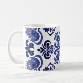 Blauw Wit Portugees Azulejo Bruidsmeisje Gift Mok
