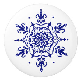 Blauw & Wit Portugees Azulejo Stijl Keramische Kno Keramische Knop
