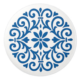 Blauw & Wit Portugees Azulejo Stijl Keramische Kno Knop