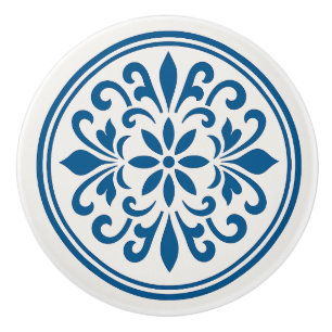 Blauw & Wit Portugees Azulejo Stijl Keramische Kno Knop