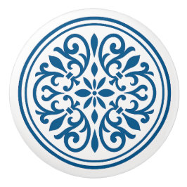 Blauw & Wit Portugees Azulejo Stijl Keramische Kno Knop