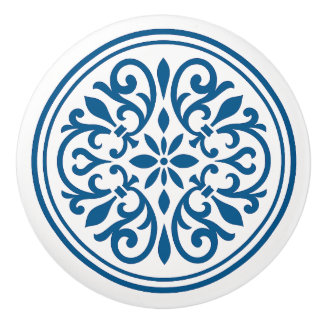 Blauw & Wit Portugees Azulejo Stijl Keramische Kno Knop