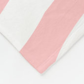 Blauw Wit Roze Marmer Wervel Personalized Fleece Deken (Hoek)