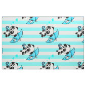 Blauw wit Snoep gestreept Stof (Fat Quarter)