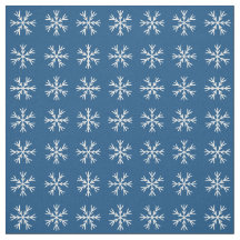 Blauw wit Snowflake patroon