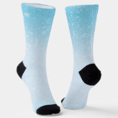 Blauw & Wit Sokken (Gebogen)