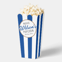 Blauw-wit Special Event Film Night Popcorn Bedankdoosjes