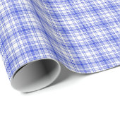 Blauw wit speldenschaal 2 cadeaupapier (Rol Hoek)