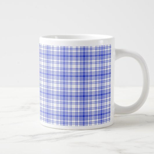 Blauw wit speldenschaal 2 grote koffiekop (Rechts)