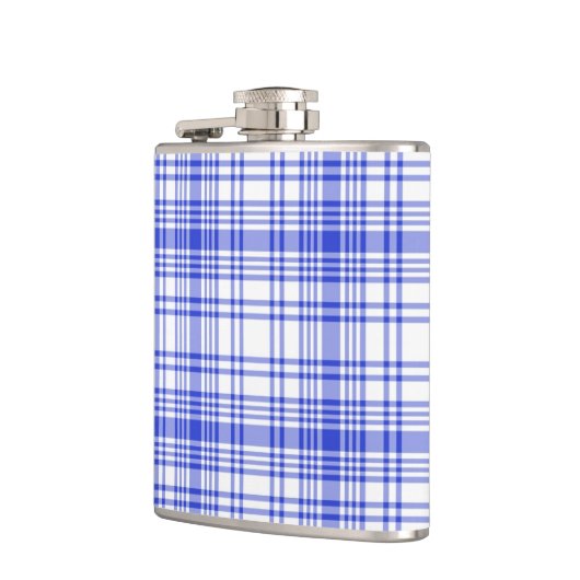 Blauw wit speldenschaal 2 heupfles (Links)