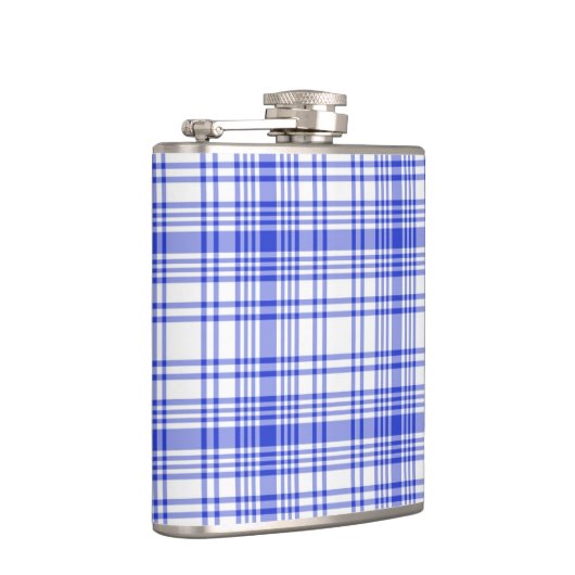 Blauw wit speldenschaal 2 heupfles (Rechts)