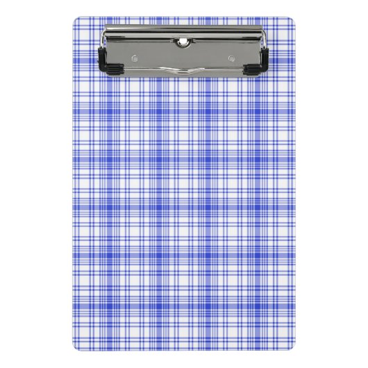 Blauw wit speldenschaal 2 mini klembord (Voorkant)