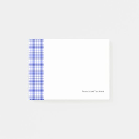 Blauw wit speldenschaal 2 post-it® notes (Voorkant)