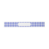 Blauw wit speldenschaal 2 uitnodigingen wikkel (Vlak)