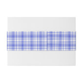 Blauw wit speldenschaal 2 uitnodigingen wikkel (Achterkant Voorbeeld)