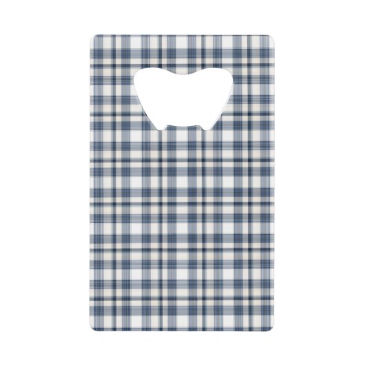 Blauw wit speldenstaart 1 creditkaart flessenopener (Voorkant)