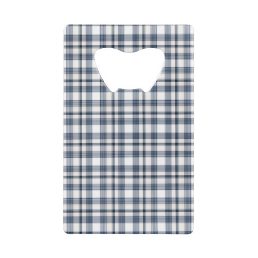 Blauw wit speldenstaart 1 creditkaart flessenopener (Achterkant)