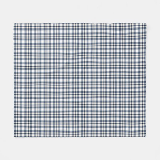 Blauw wit speldenstaart 1 fleece deken (Voorkant (Horizontaal))